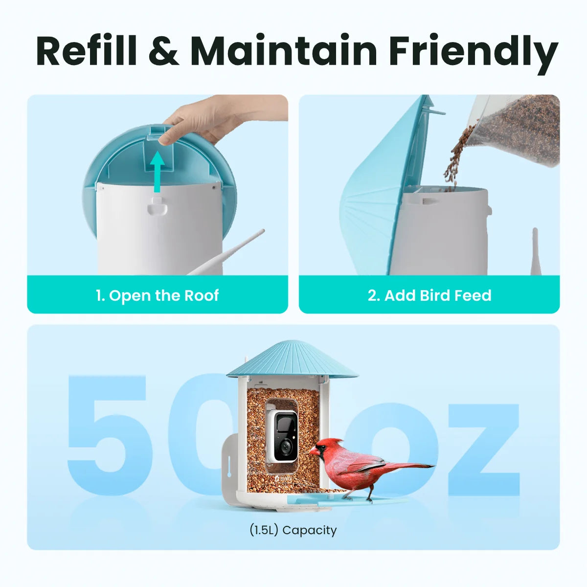 Birdfy Smart Bird Feeder with Camera