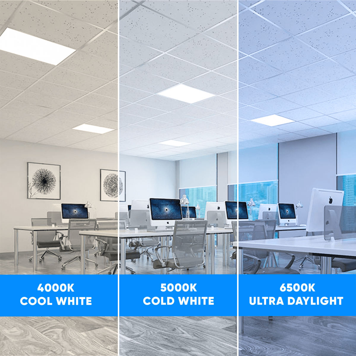 Wen Lighting LED Ceiling Panel Light