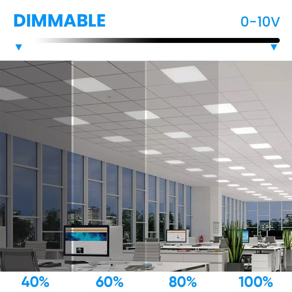 Wen Lighting LED Ceiling Panel Light