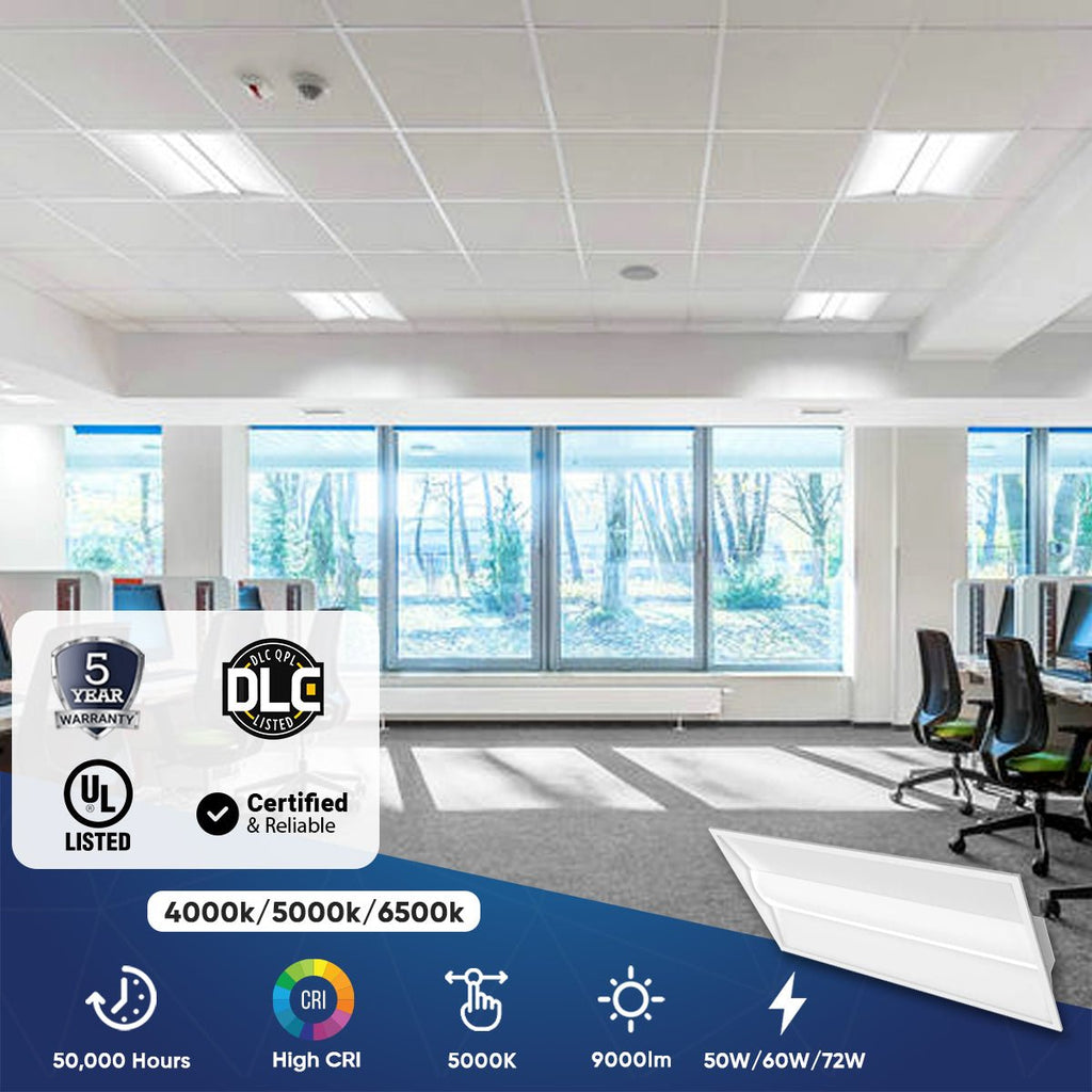 Wen Lighting LED Recessed Ceiling Troffer