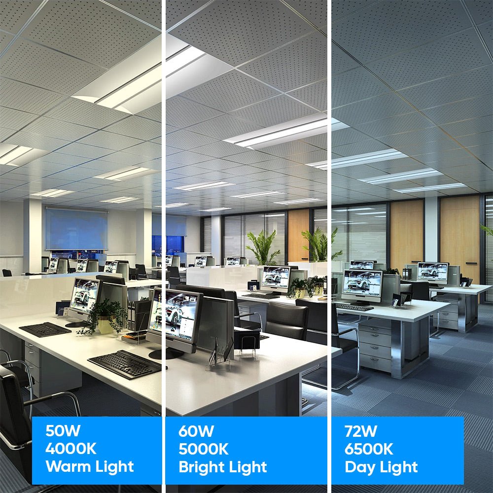 Wen Lighting LED Recessed Ceiling Troffer