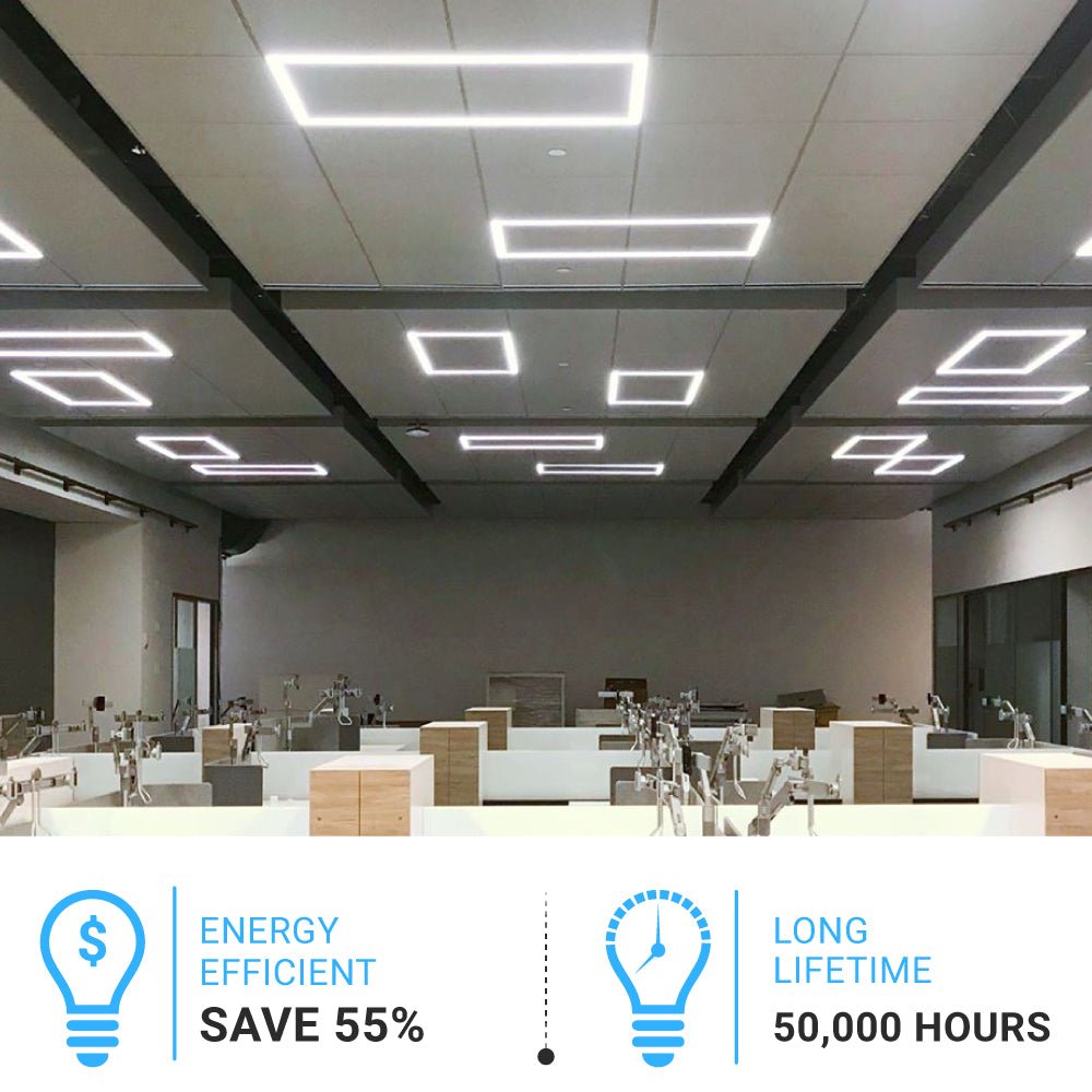 Wen Lighting LED Recessed T-Bar Panel Light