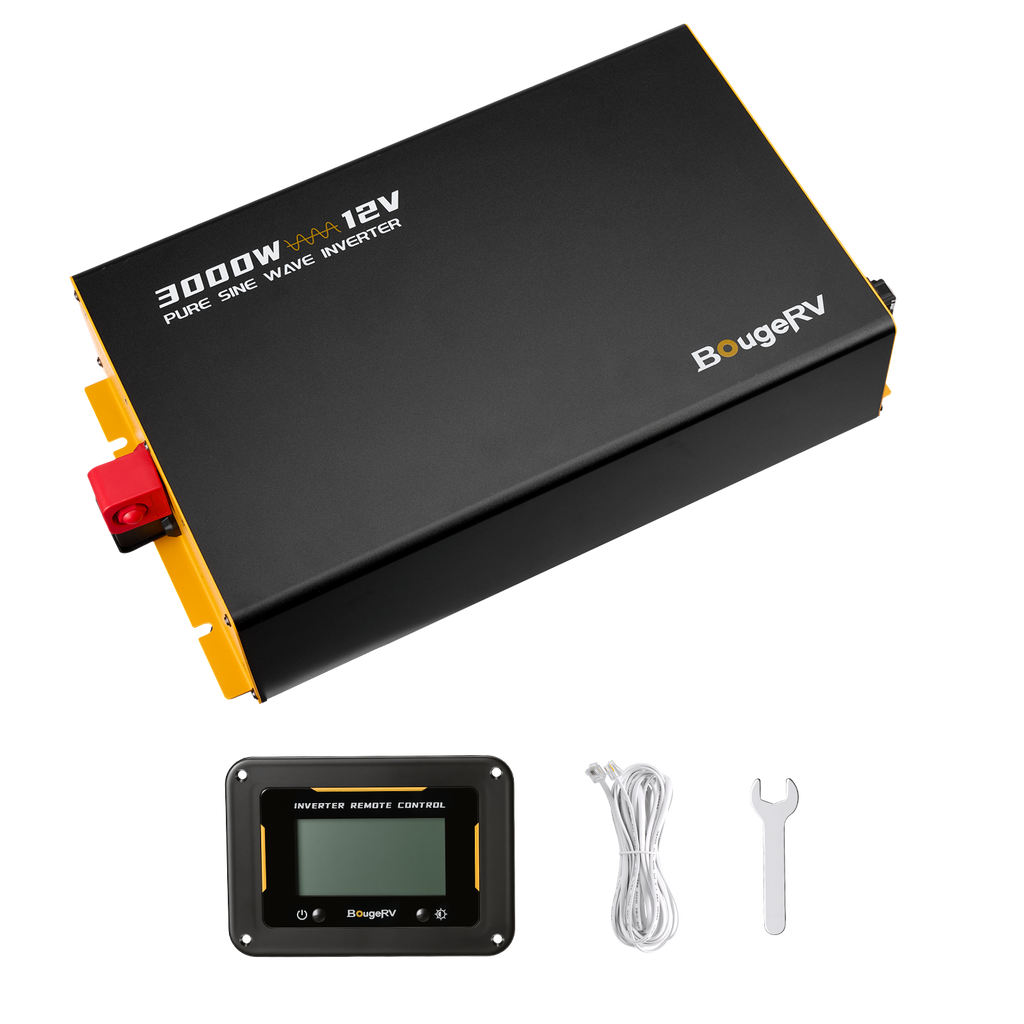 BougeRV 12V Pure Sine Wave Power Inverter