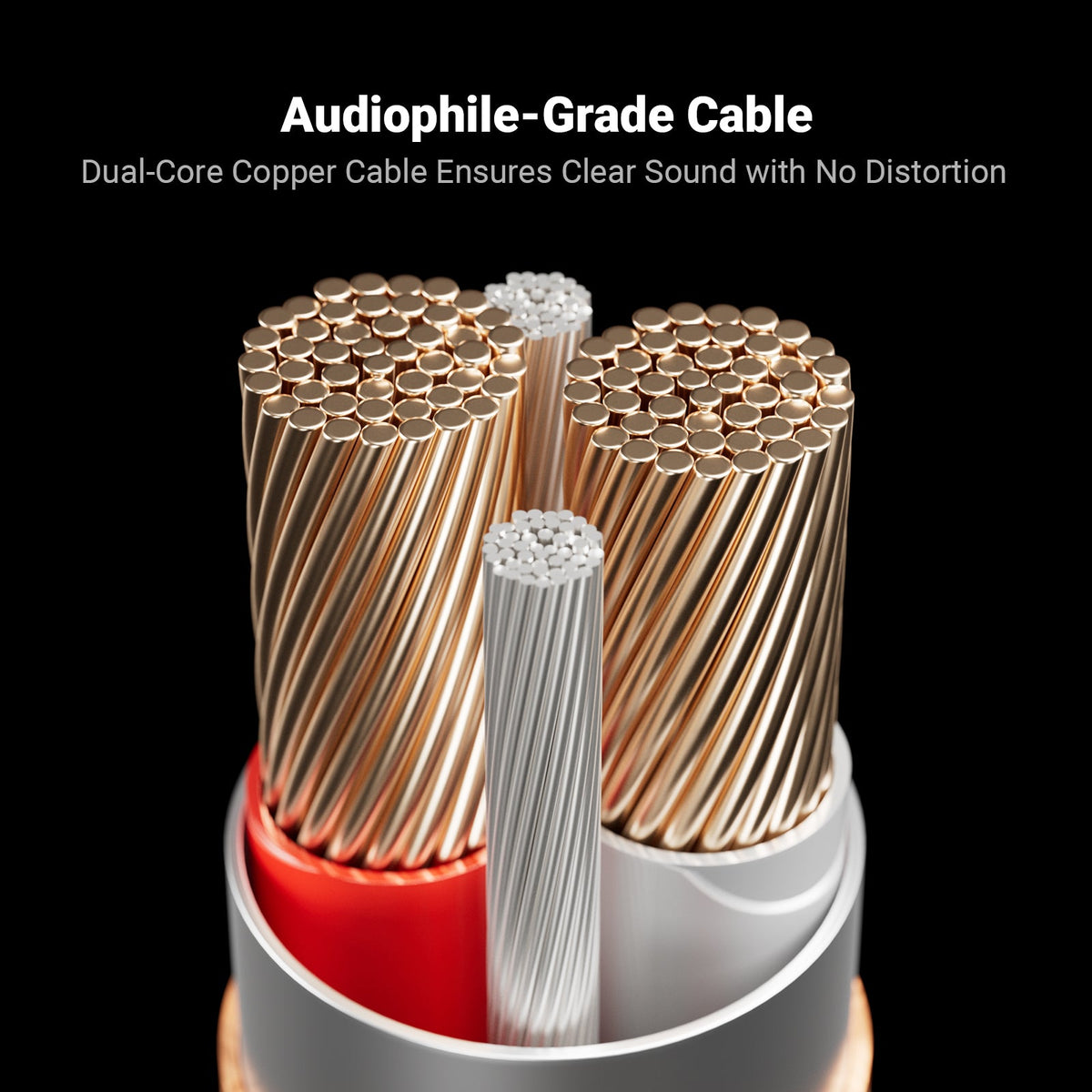 Fosi Audio 3.5mm to Dual RCA Audio Cable