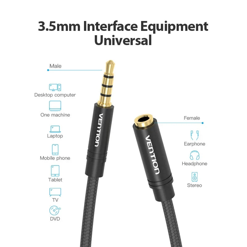 KZ Music Store 3.5mm Audio Extension Cable