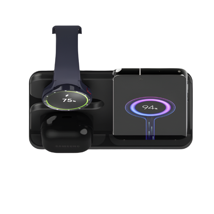 DockCharger® Global 3-in-1 Wireless Charging Stand