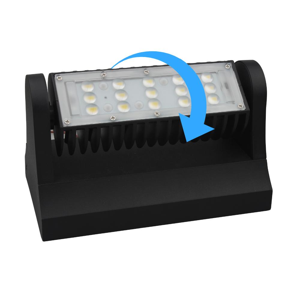 Wen Lighting Rotatable LED Outdoor Wall Pack