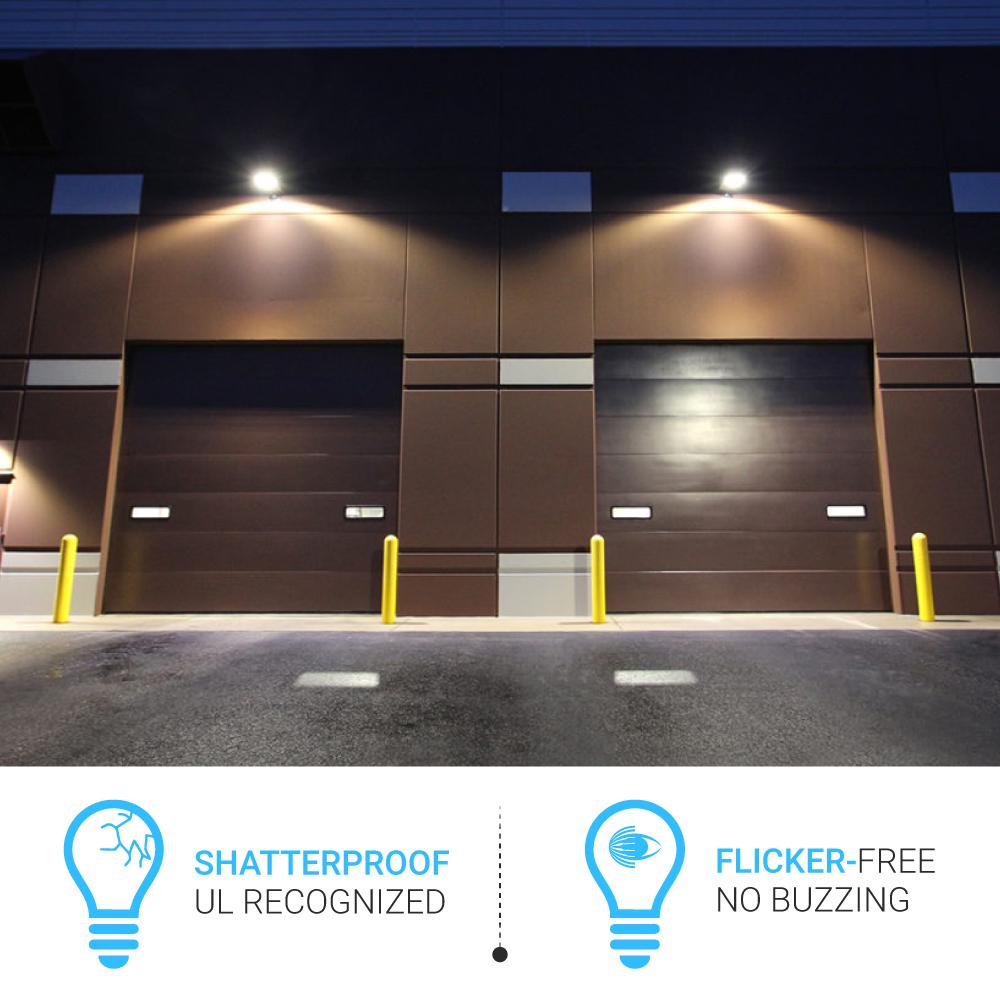 Wen Lighting Rotatable LED Outdoor Wall Pack