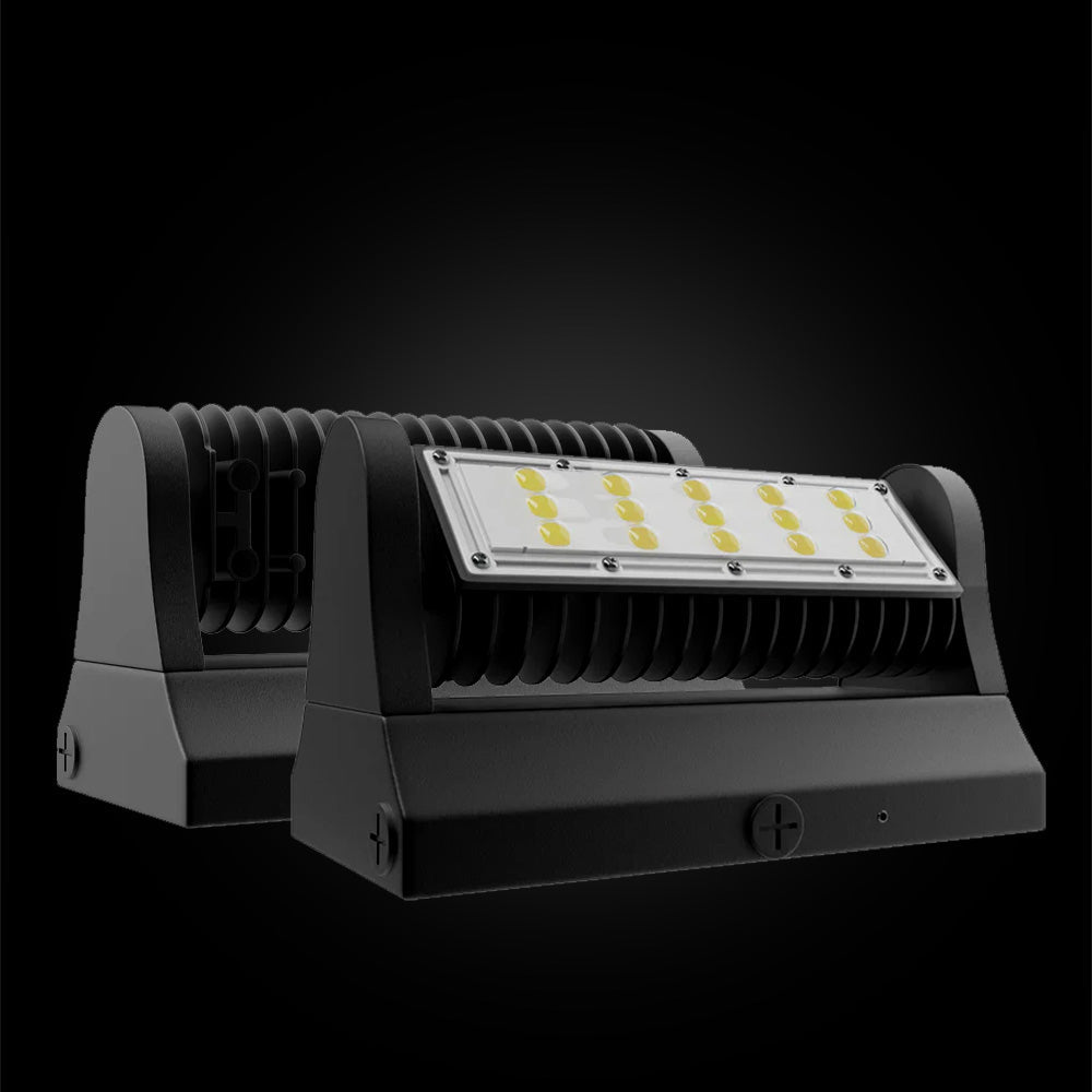 Wen Lighting Rotatable LED Outdoor Wall Pack