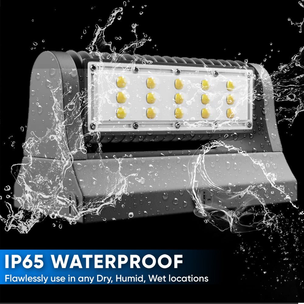 Wen Lighting Rotatable LED Outdoor Wall Pack