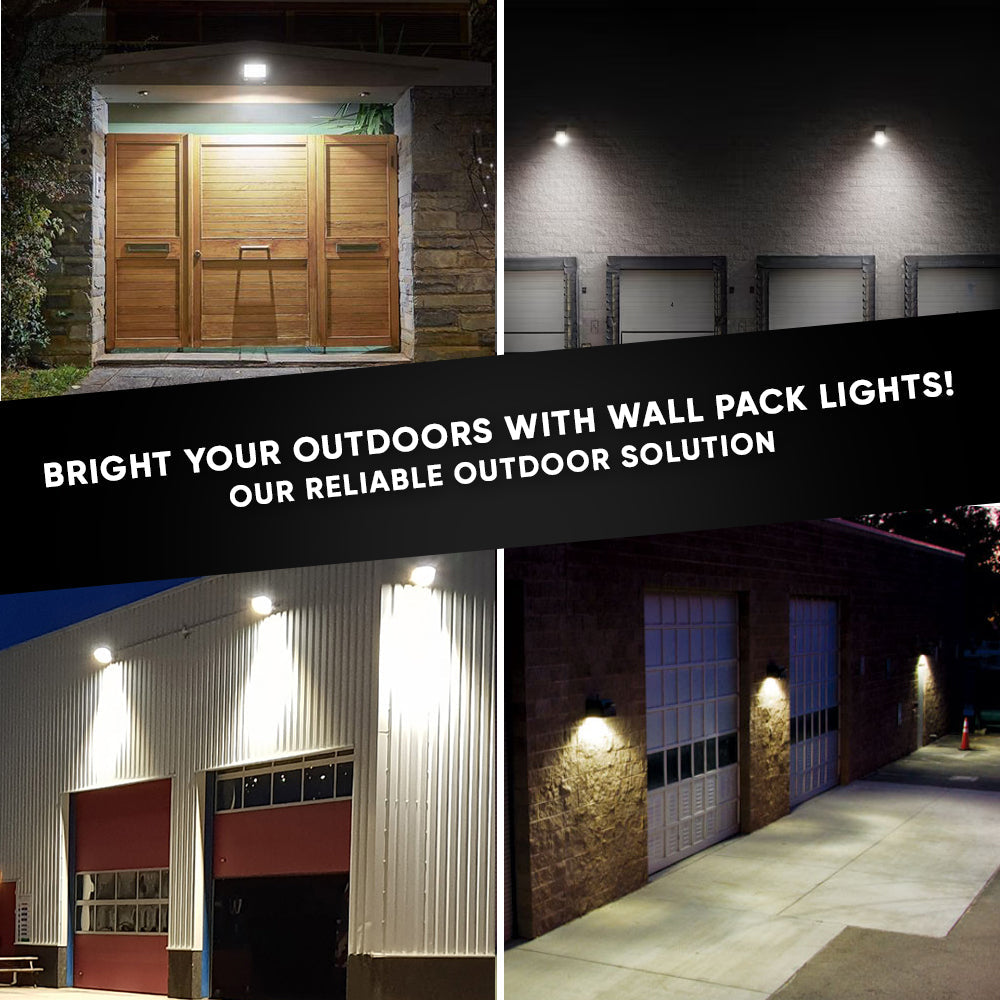 Wen Lighting Rotatable LED Outdoor Wall Pack