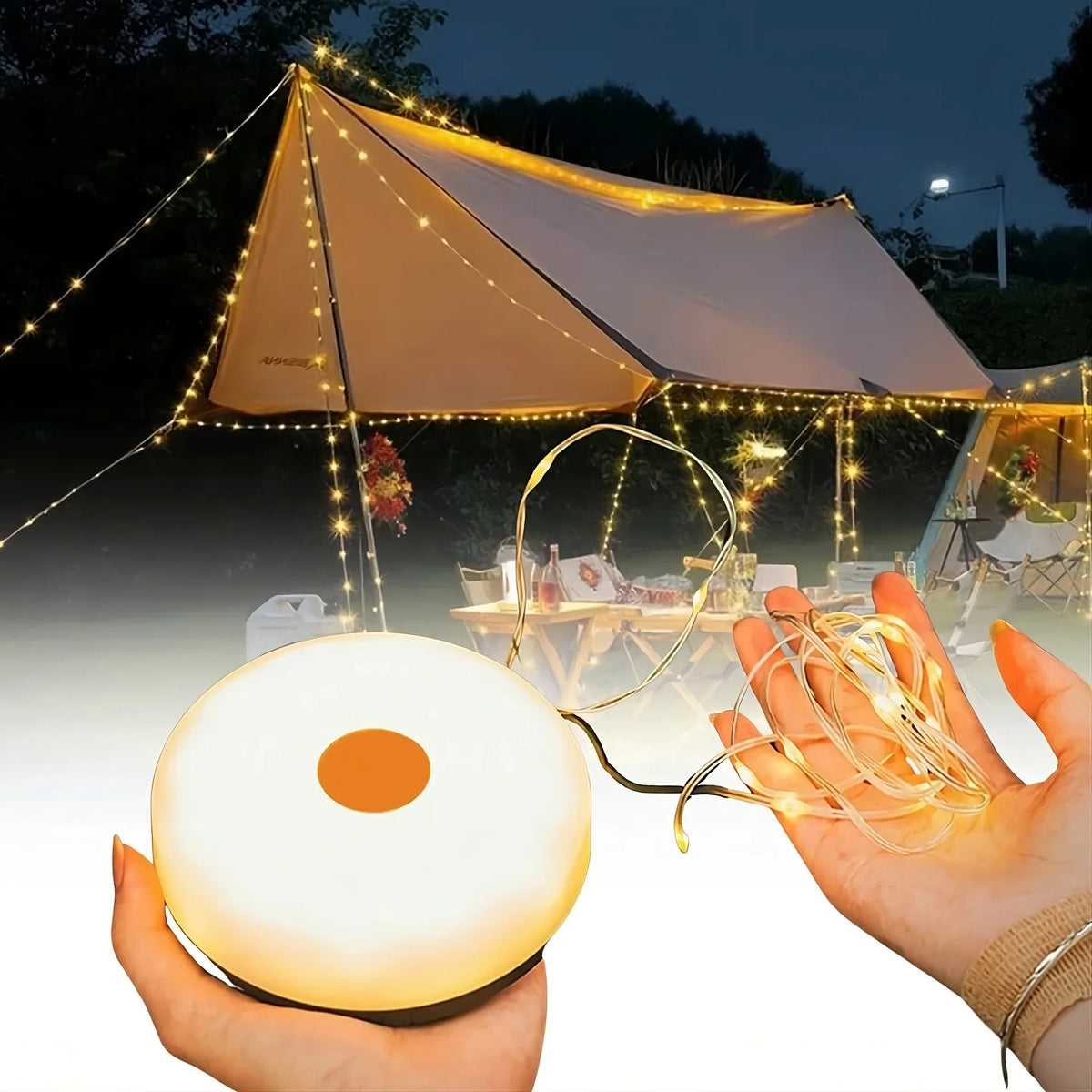 LuxeLight Rechargeable Camping Lantern