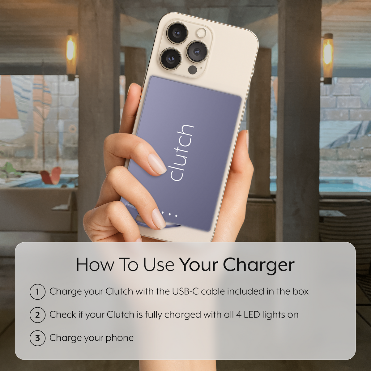 Clutch USB-C Power Bank