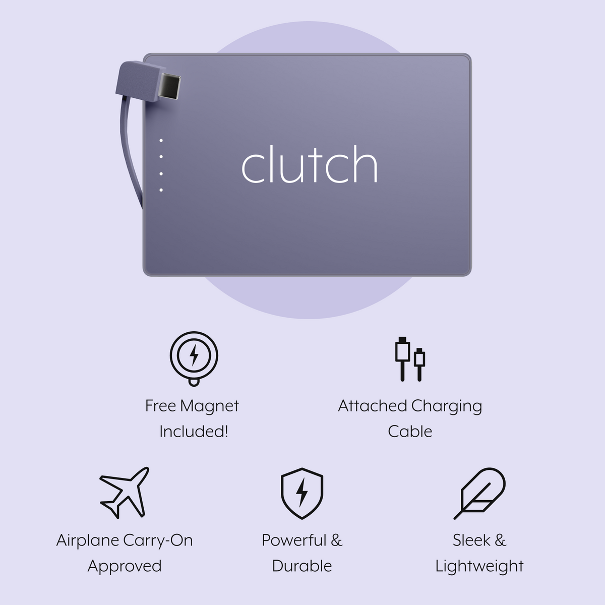 Clutch USB-C Power Bank