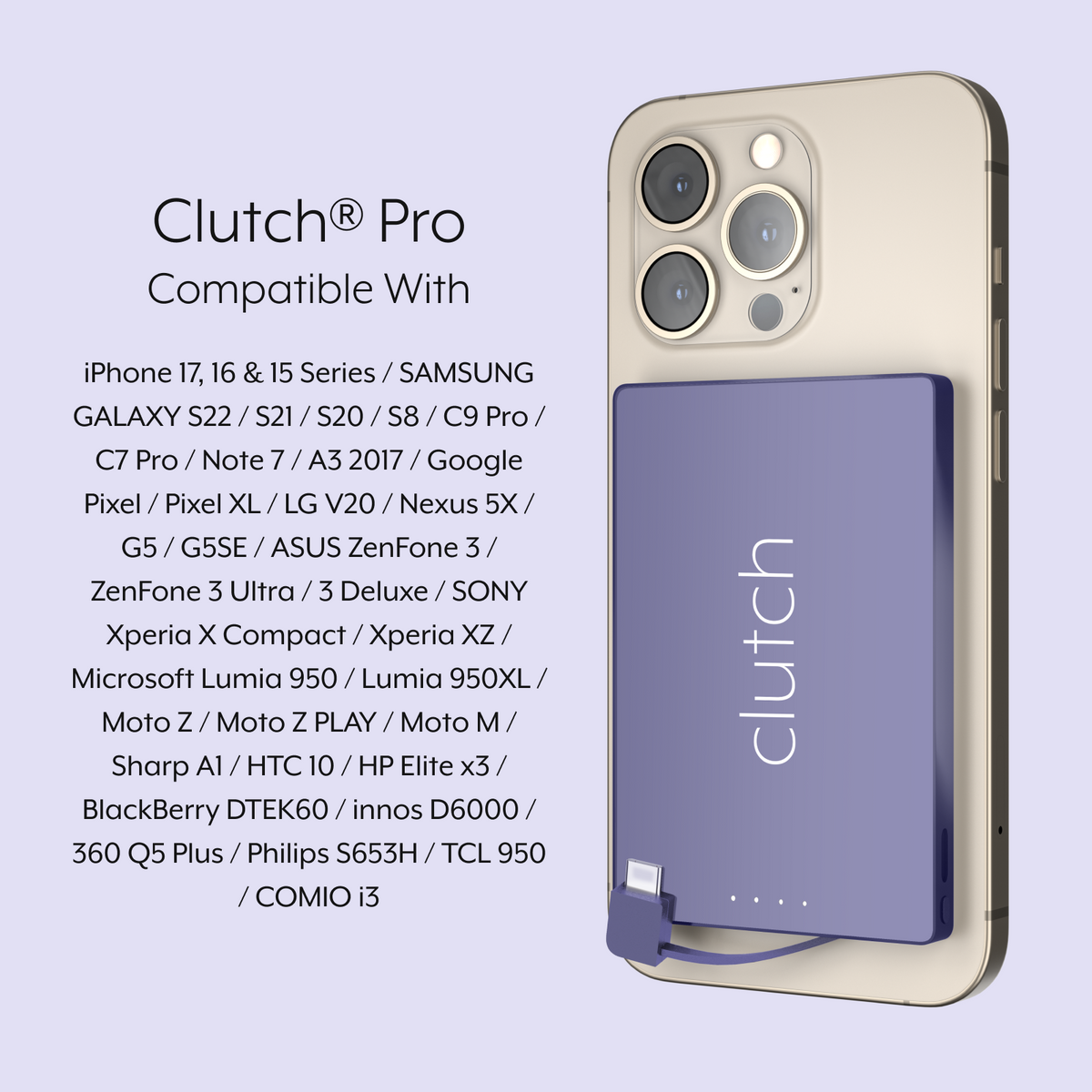 Clutch USB-C Power Bank