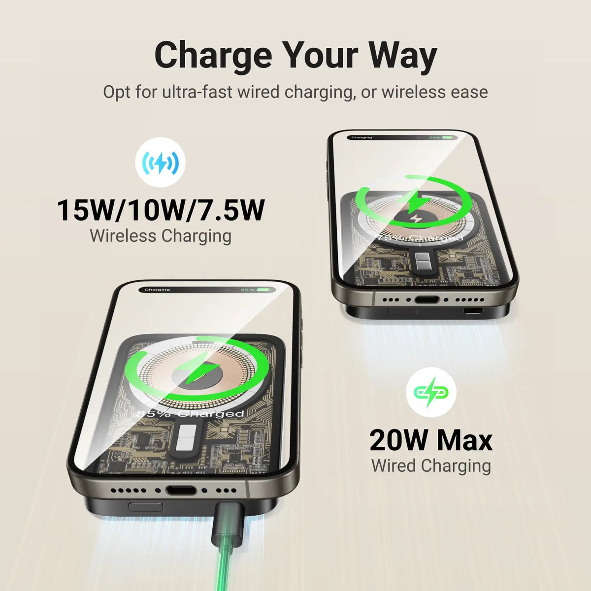 Cool Gadget Magnetic Wireless Power Bank