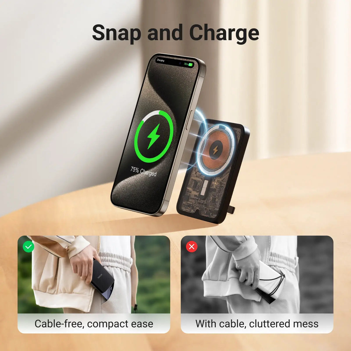 Cool Gadget Magnetic Wireless Power Bank