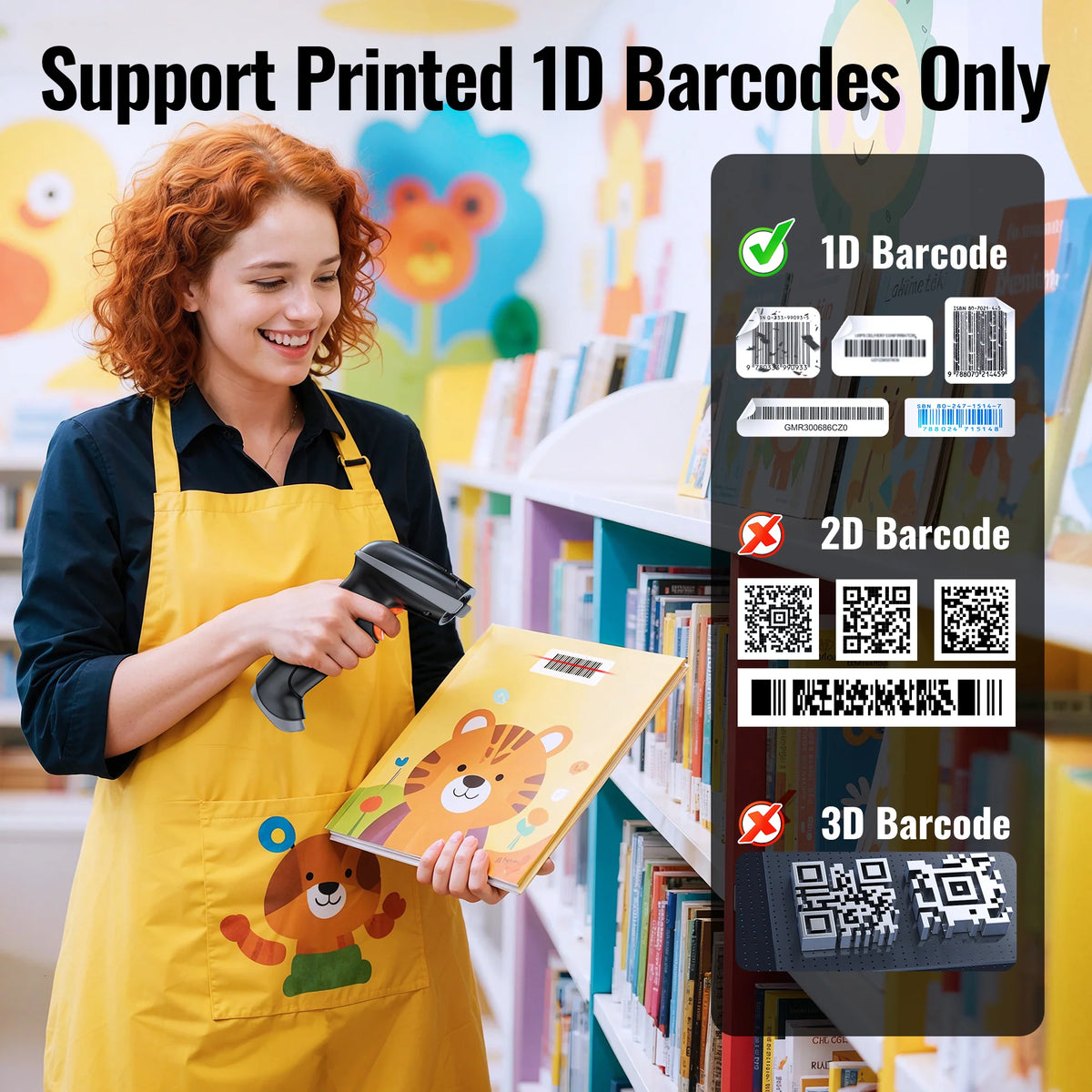 Tera 1D Laser Barcode Scanner