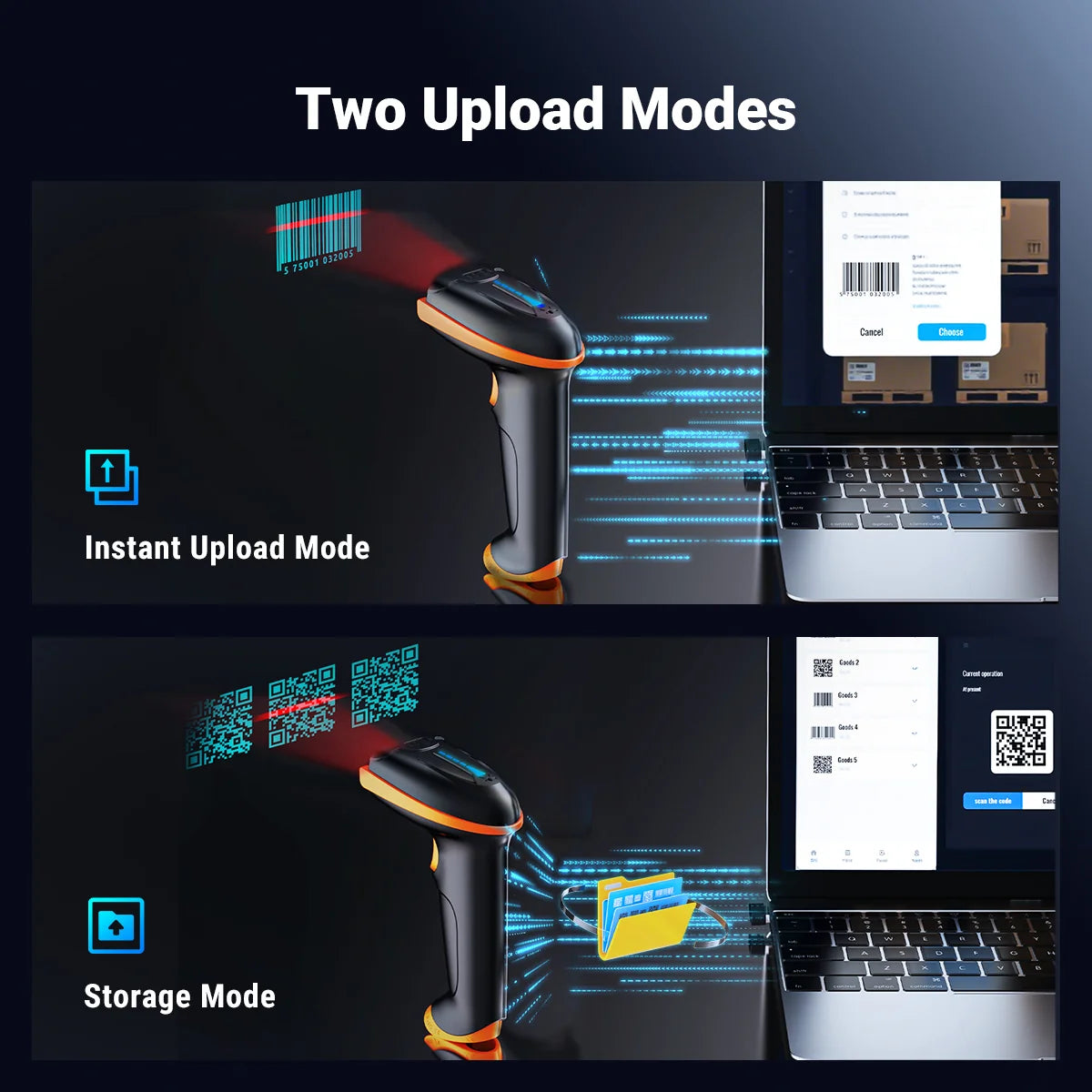 Tera 1D Laser Barcode Scanner