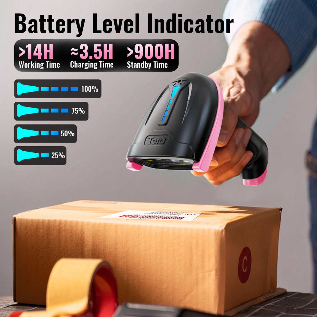 Tera 1D Laser Barcode Scanner