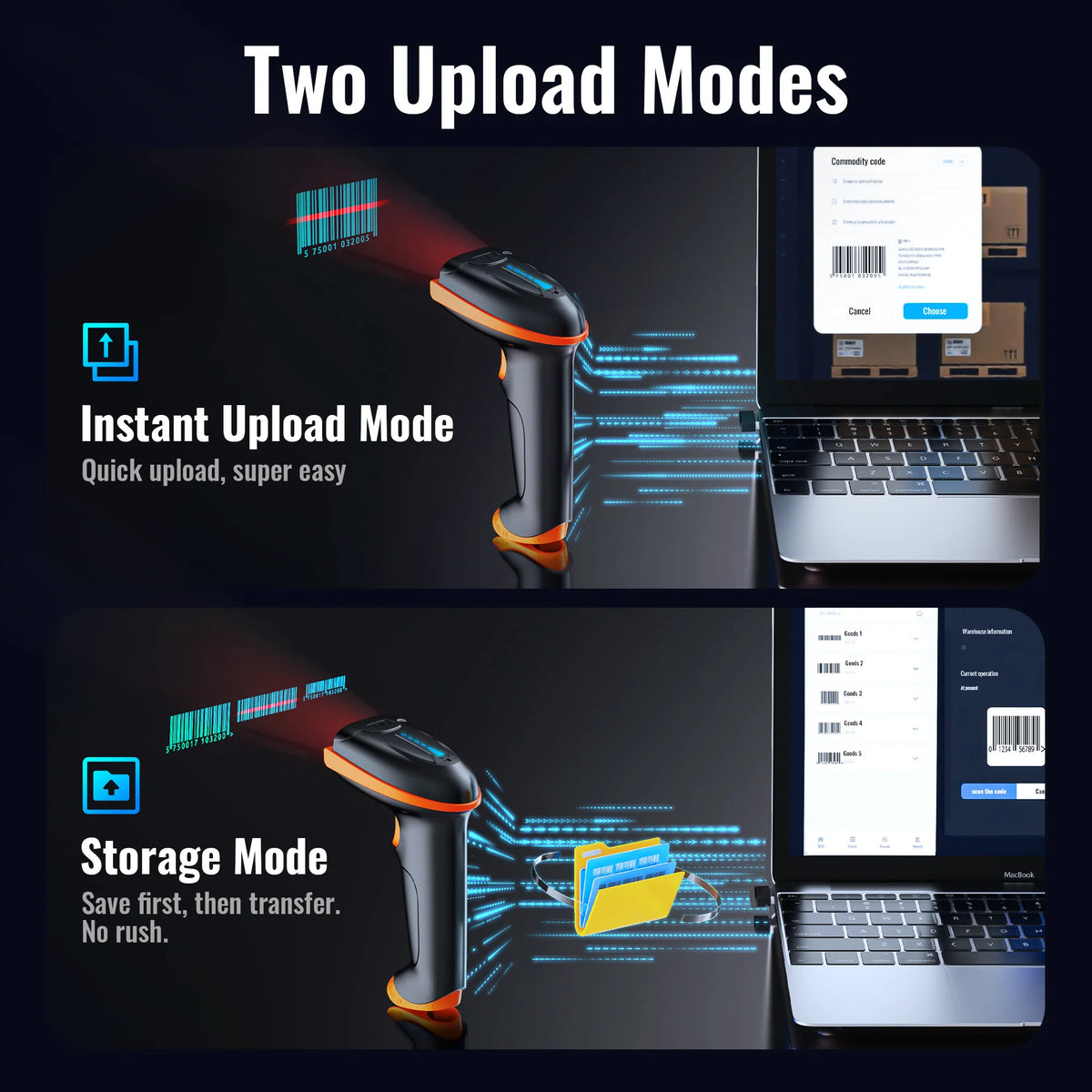 Tera 1D Laser Barcode Scanner