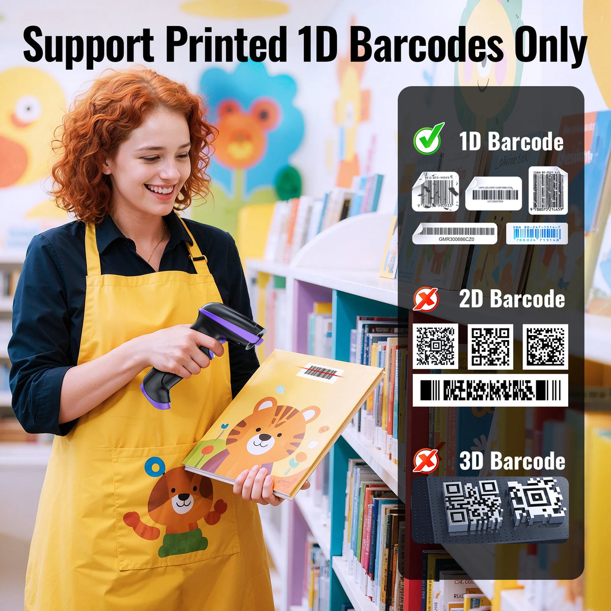 Tera 1D Laser Barcode Scanner