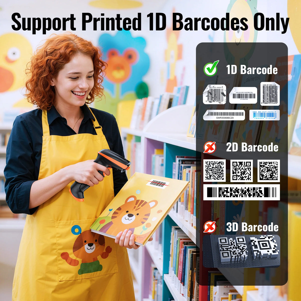 Tera 1D Laser Barcode Scanner
