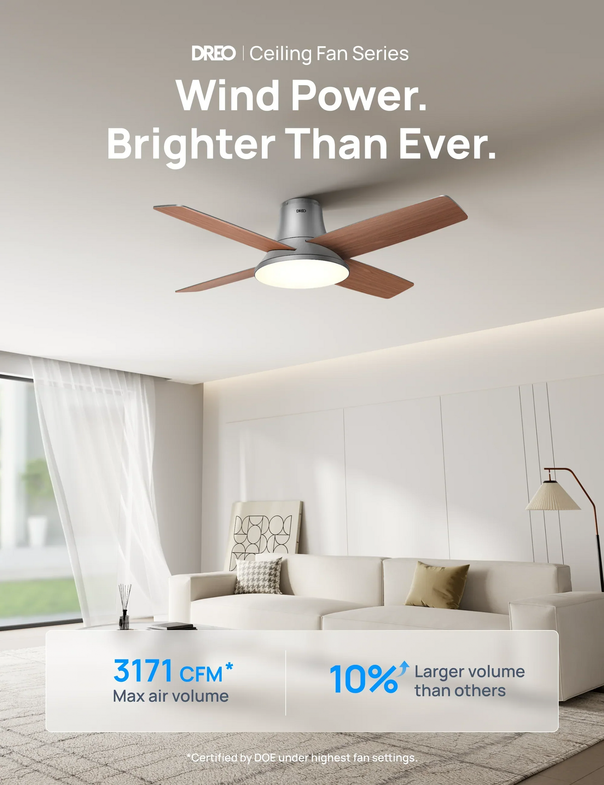 DREO Smart Ceiling Fan