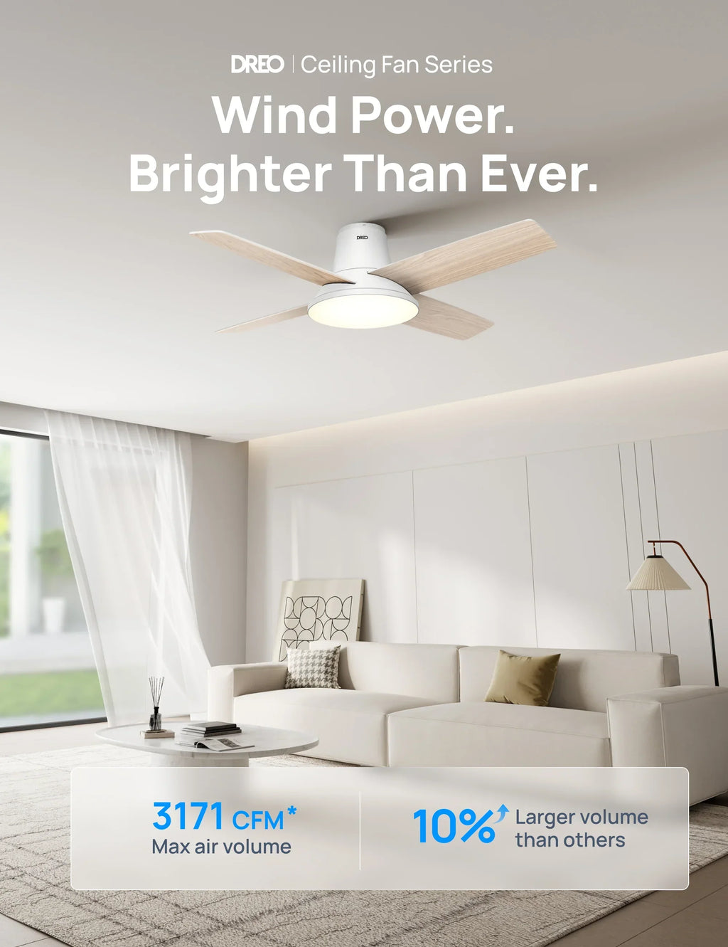 DREO Smart Ceiling Fan