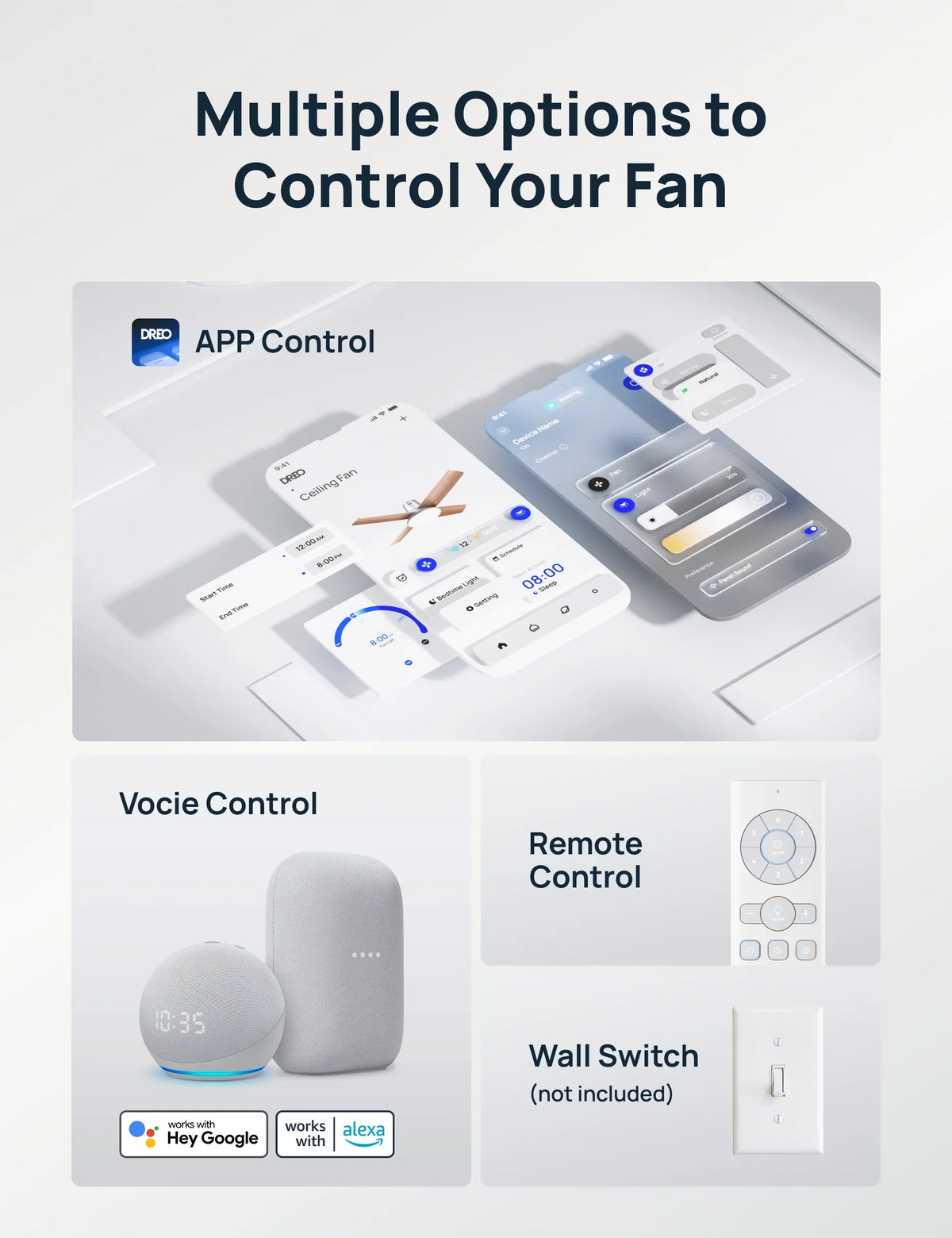 DREO Smart Ceiling Fan