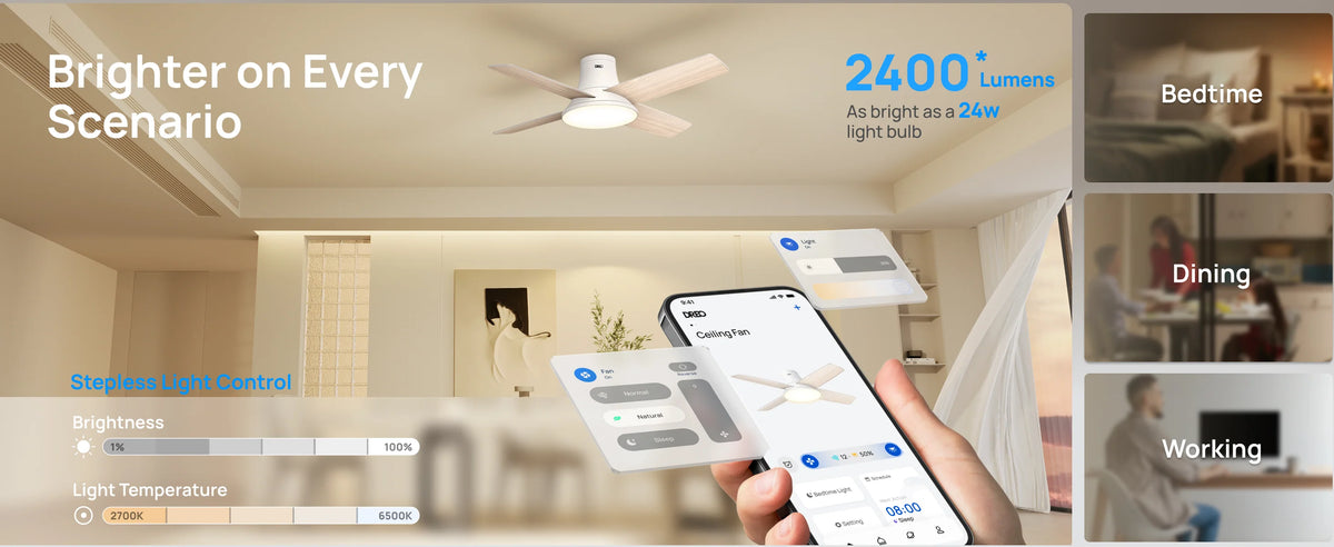 DREO Smart Ceiling Fan