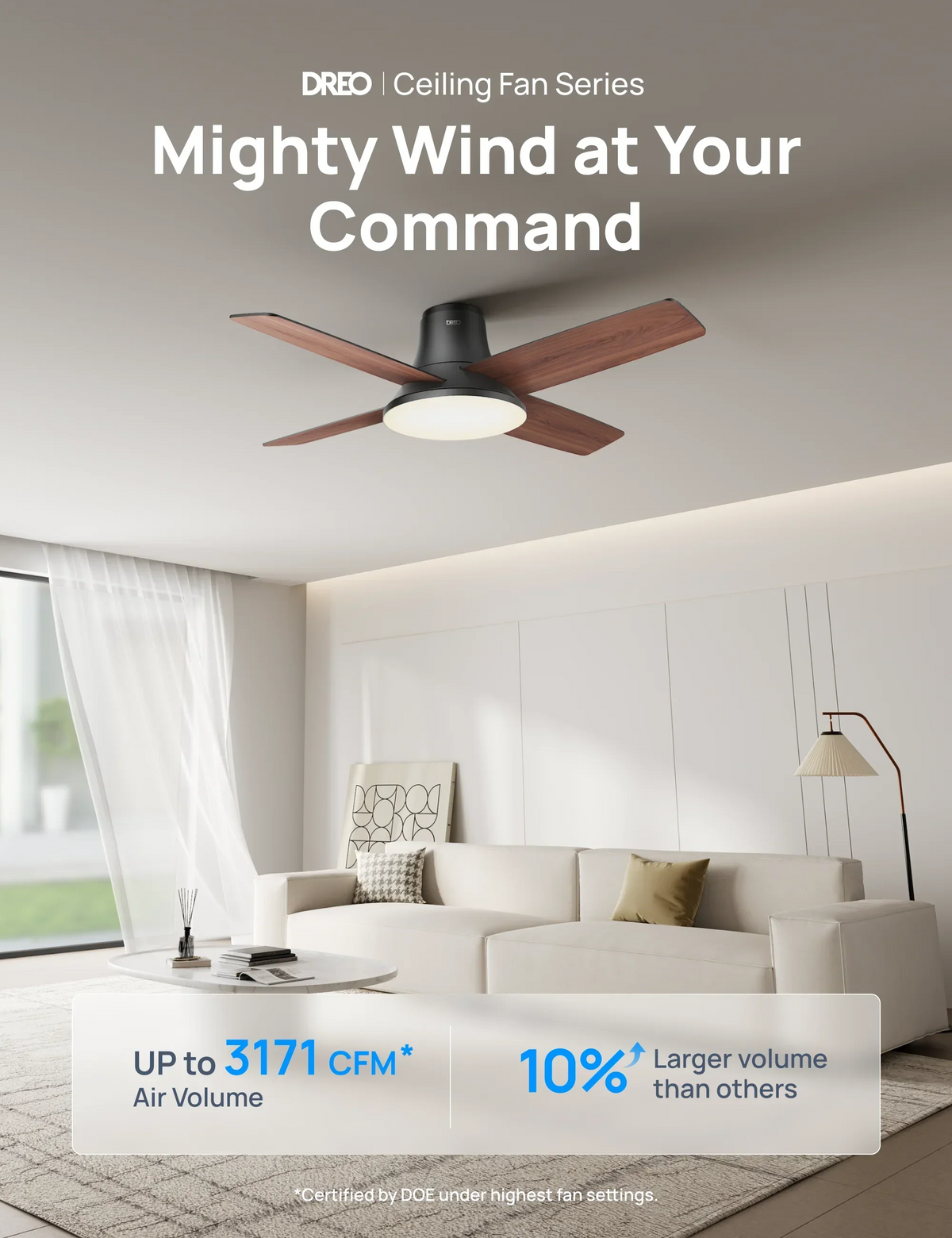 DREO Smart Ceiling Fan