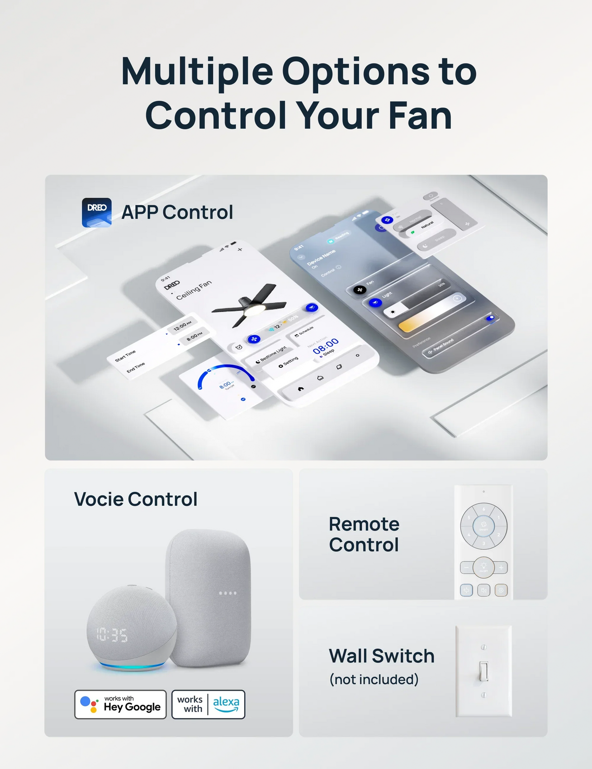 DREO Smart Ceiling Fan