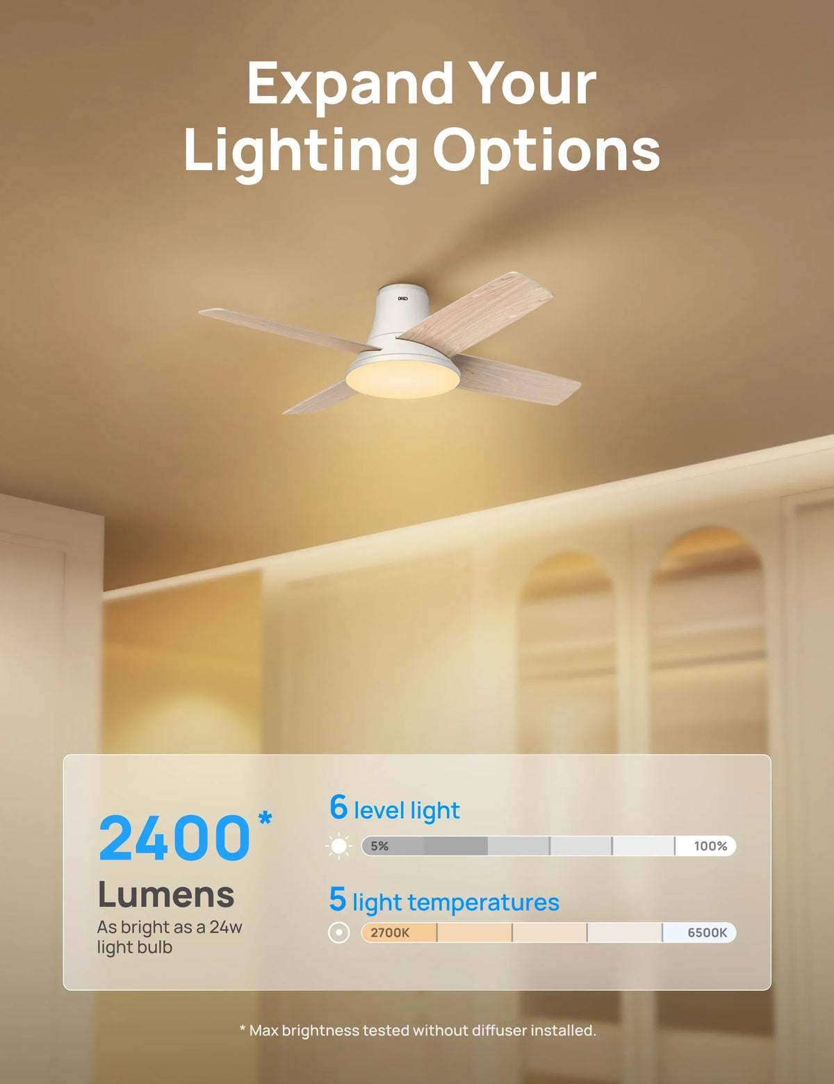 DREO Smart Ceiling Fan