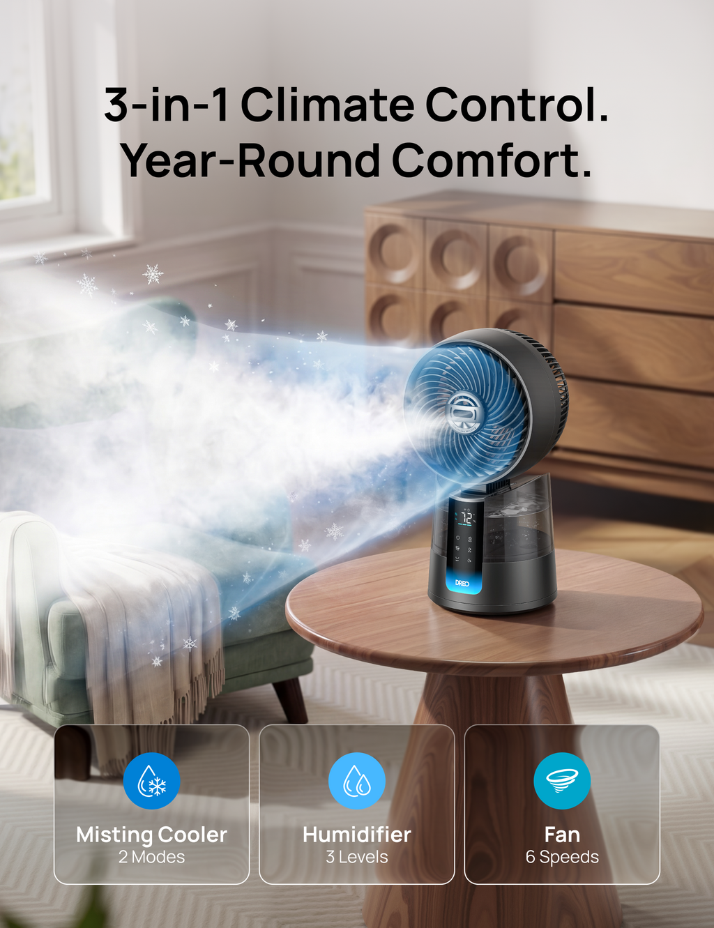 DREO Misting Fan