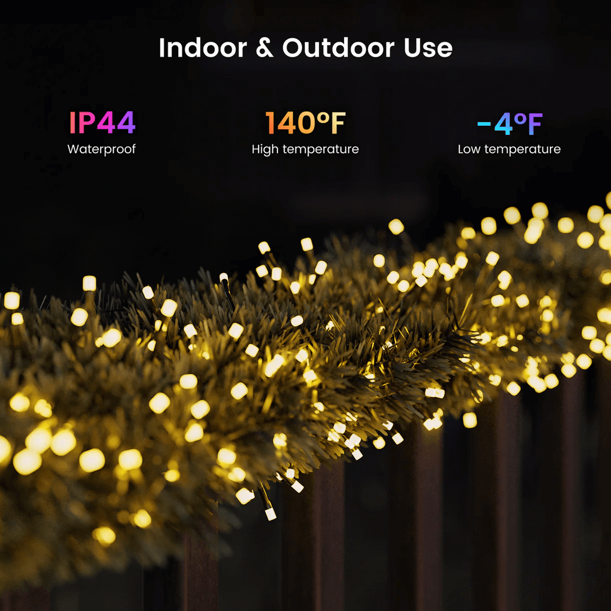 Negotiated by Wyze RGBIC Smart Holiday String Lights