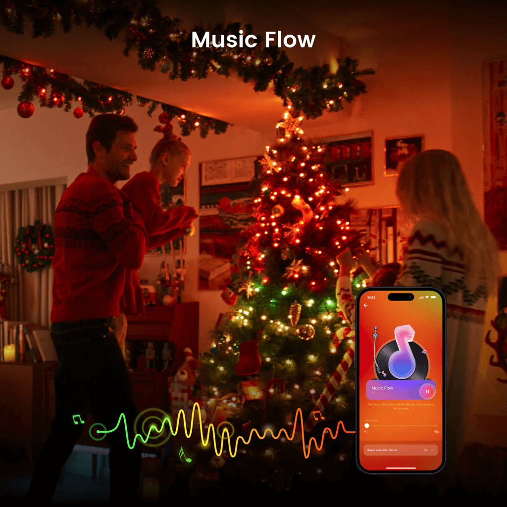 Negotiated by Wyze RGBIC Smart Holiday String Lights
