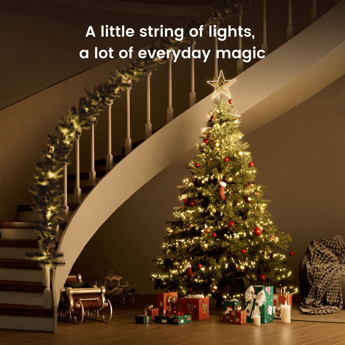 Negotiated by Wyze RGBIC Smart Holiday String Lights