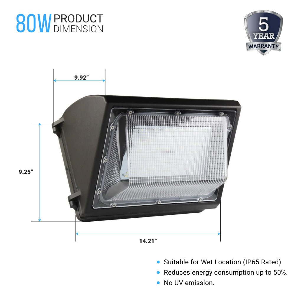 Wen Lighting LED Outdoor Wall Pack