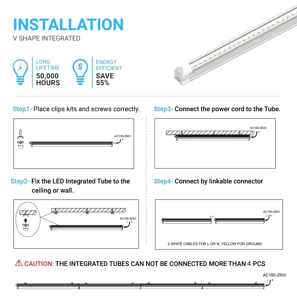 LEDMyplace Integrated LED Tube Light