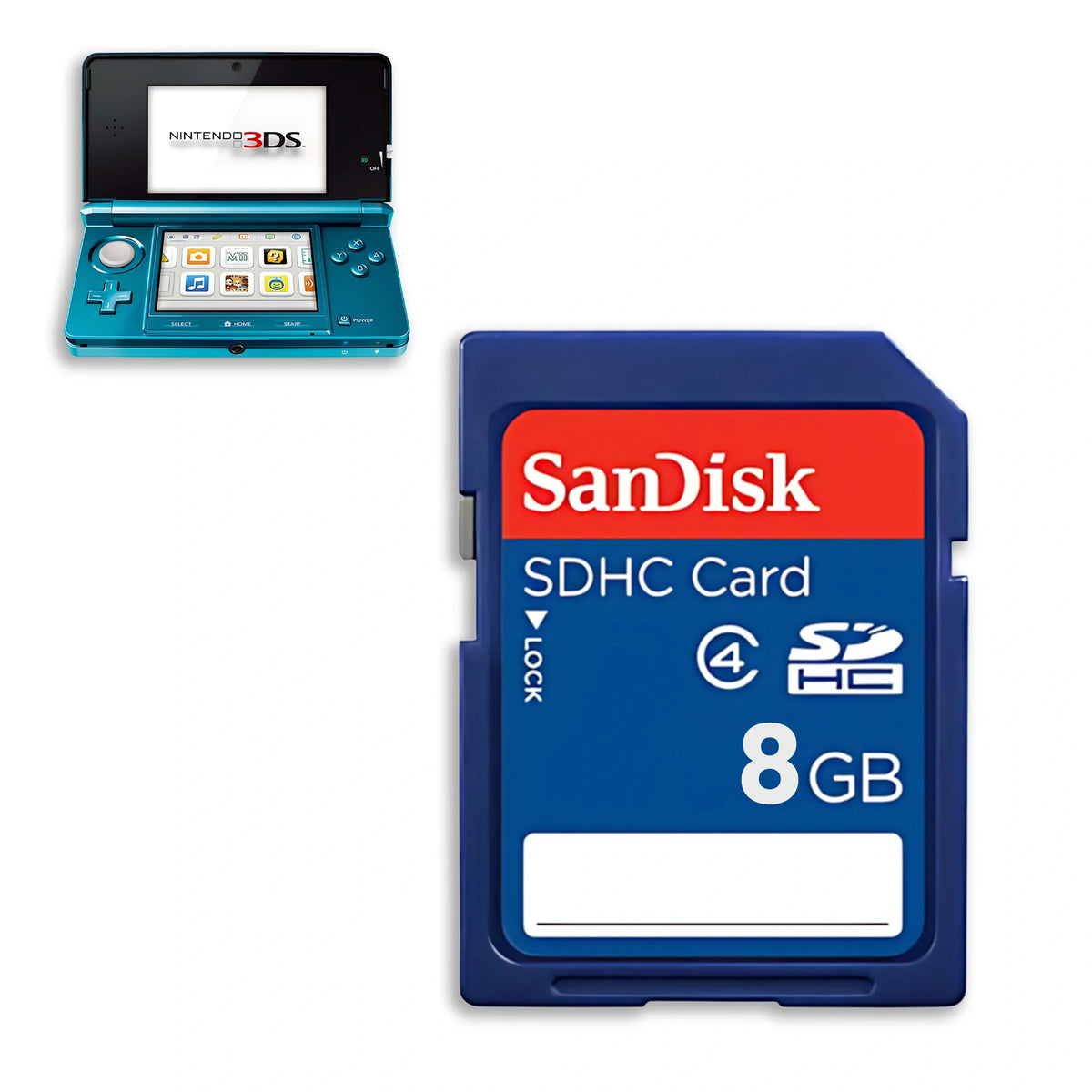RetroFam 8GB SDHC Memory Card