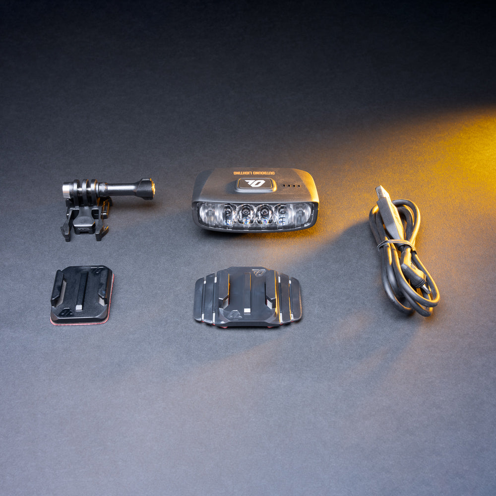 Outbound Lighting Rechargeable Bicycle Helmet Light