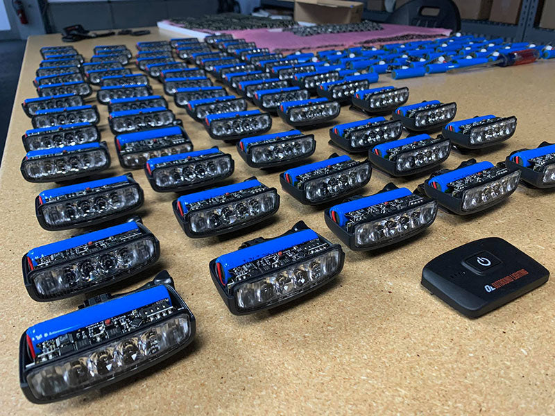 Outbound Lighting Rechargeable Bicycle Helmet Light