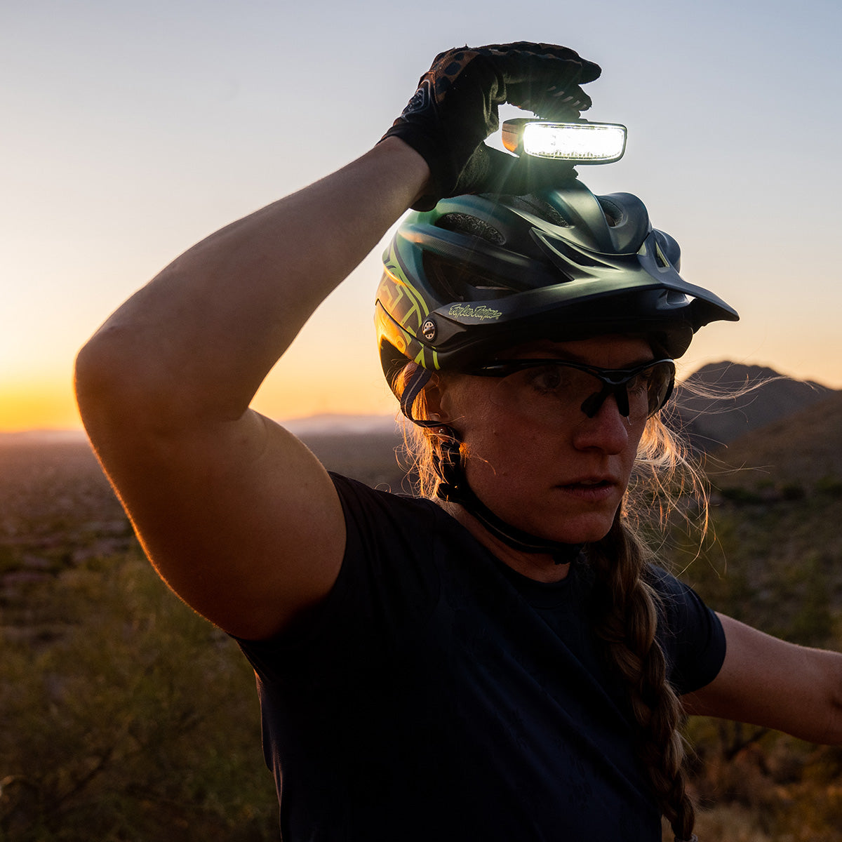 Outbound Lighting Rechargeable Bicycle Helmet Light