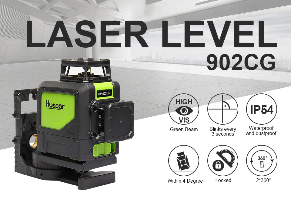 Huepar Cross Line Laser Level