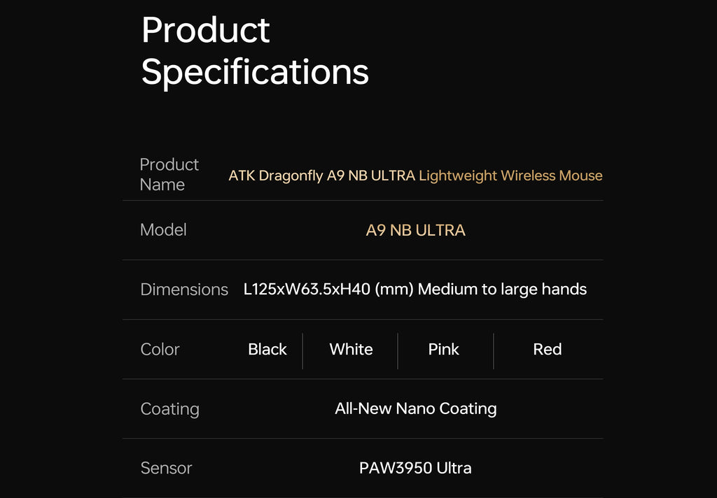 ATK Gaming Gear Wireless Gaming Mouse