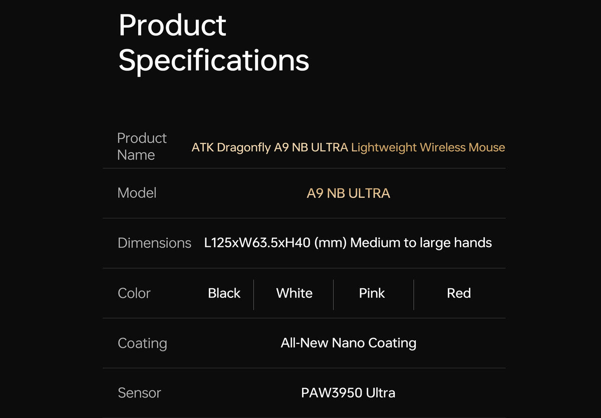 ATK Gaming Gear Wireless Gaming Mouse