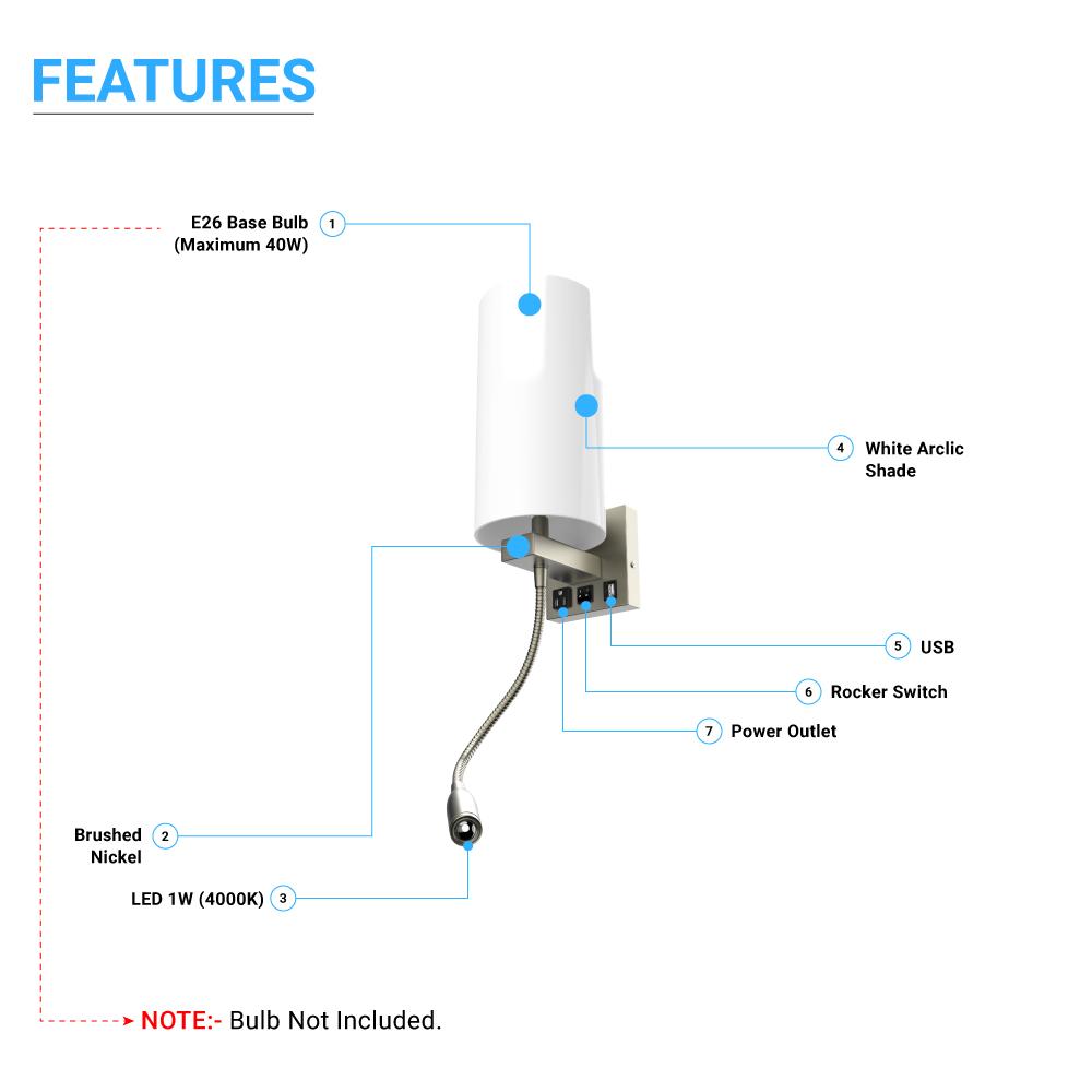 LEDMyplace Indoor Wall Sconce
