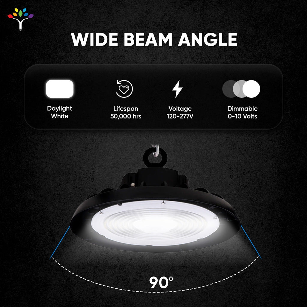 Wen Lighting UFO LED High-Bay Ceiling Light