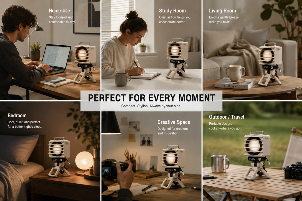 KOKOGOL Rechargeable Desk Fan